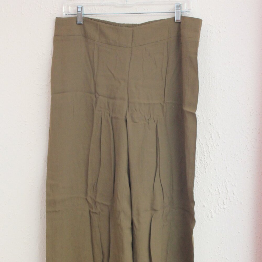 #396 Chico's Tan Brown Dress Pants Size 2 Regular (12)